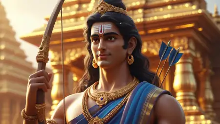 Bhagwan Ram With Dhanush And Baan Wallpaper - Free Arrow Download