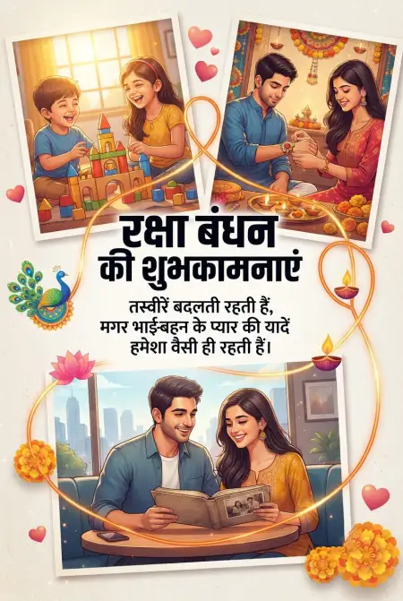 Free Bhai Behen Ke Pyar Par Raksha Bandhan Wishes Image Download