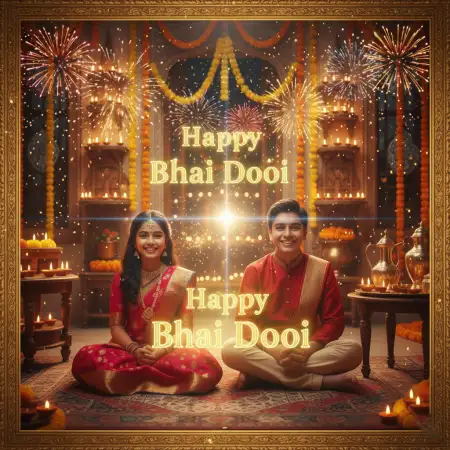 Bhai Dooj 2025 Best Festival Background - Free Happy Bhai Dooj 2025 Download