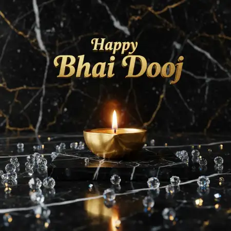 Bhai Dooj 2025 Transparent Png Design - Free Happy Bhai Dooj 2025 Download