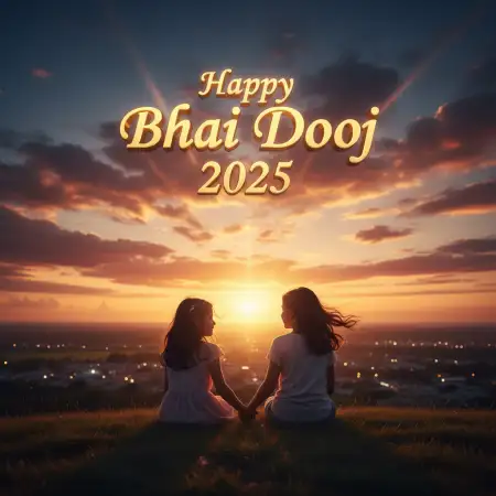 Bhai Dooj 2025 Wishes For Loving Brother - Free Happy Bhai Dooj 2025 Wishes Download