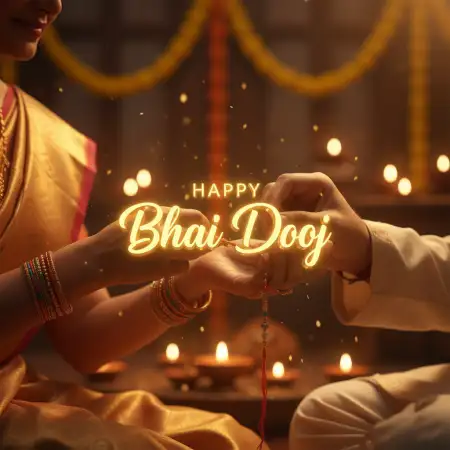 Bhai Dooj Wishes For Married Sister - Free Bhai Dooj Download