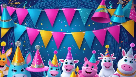 Birthday Background Animated GIF Format - Free Background Download