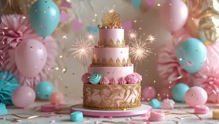 Birthday Background Chalkboard Theme - Free Background Download