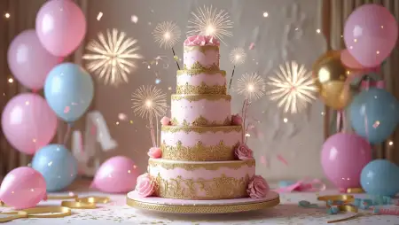 Birthday Background Customized With Photo - Free Background Download
