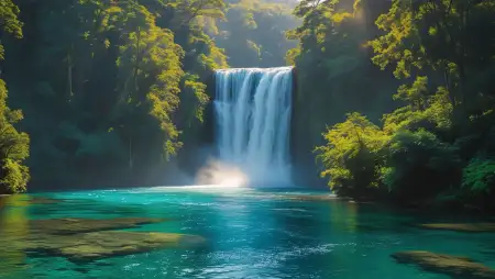 Free Blue Nature Scenery Pictures HD Background Download