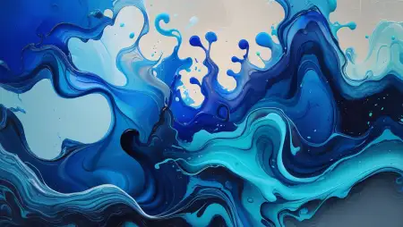 Blue Picture Glitter Sparkle Effect Wallpaper - Free Blue Picture Download