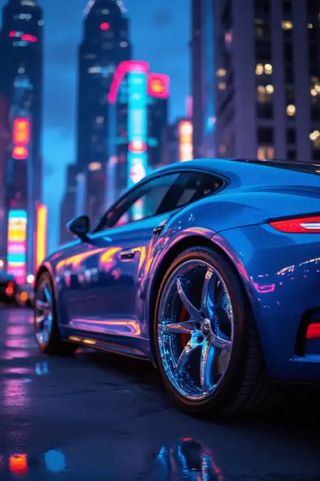 Free Blue Sports Car Pictures HD Download Background Download