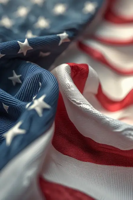 Blurred Usa Flag Background Effect - Free Background Download