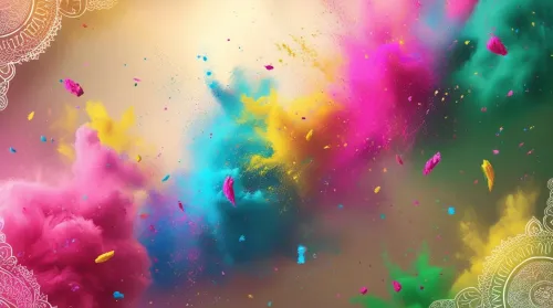 bold colourful holi images for festival banners and posters