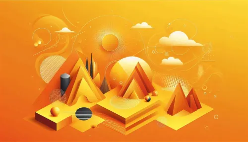 bold yellow orange background for banner ads and marketing