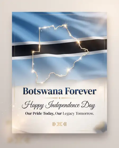 botswana independence day 2026 instagram post design - Botswana Independence Day 2026