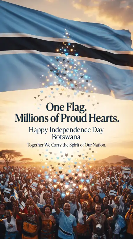 botswana independence day 2026 social media template