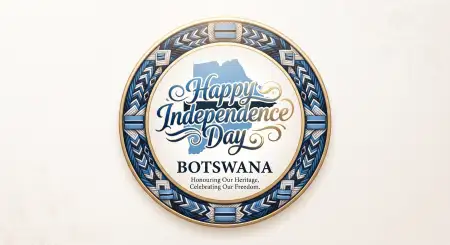 botswana independence day 2026 transparent png - Botswana Independence Day 2026