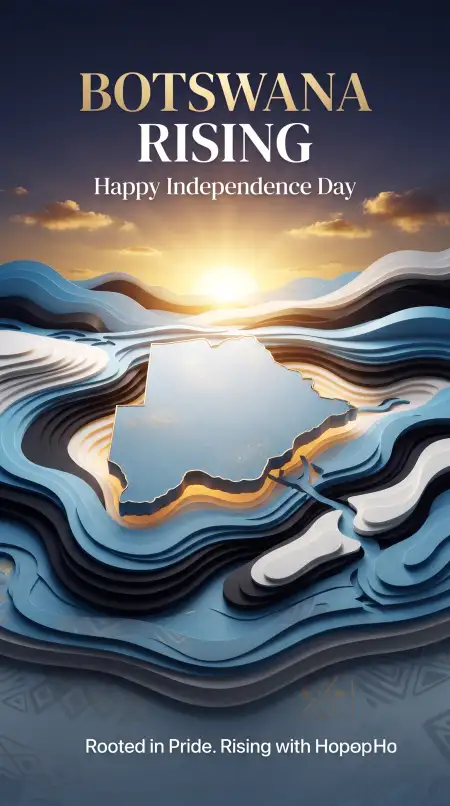 botswana independence day 2026 vector illustration - Botswana Independence Day 2026