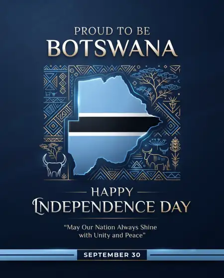 botswana independence day 2026 whatsapp greeting - Botswana Independence Day 2026