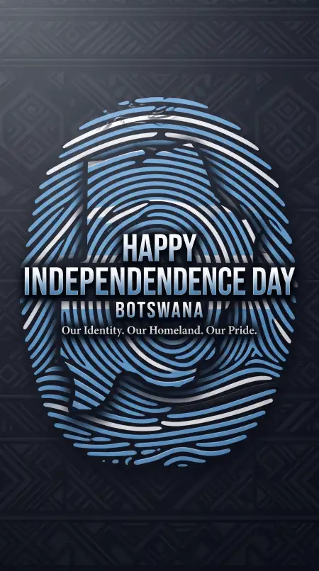 botswana independence day 2026 whatsapp status design
