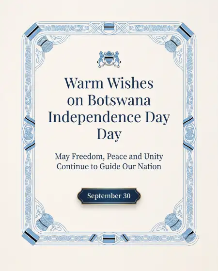 botswana independence day 2026 wishes