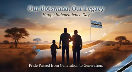 botswana independence day greetings for family