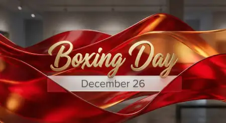 Free Boxing Day Illustration Poster Background Download