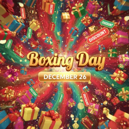 Free Boxing Day Minimal Background Design Background Download