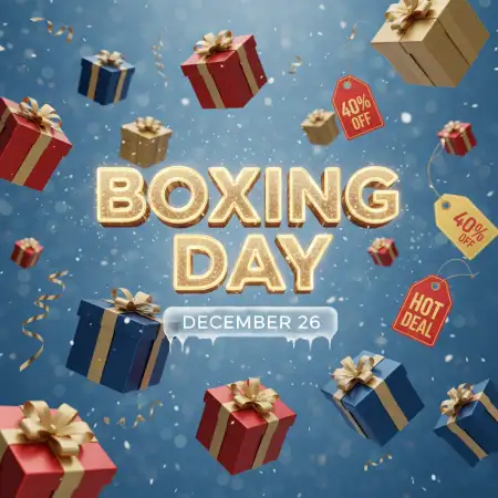Free Boxing Day Offers Design Background Download