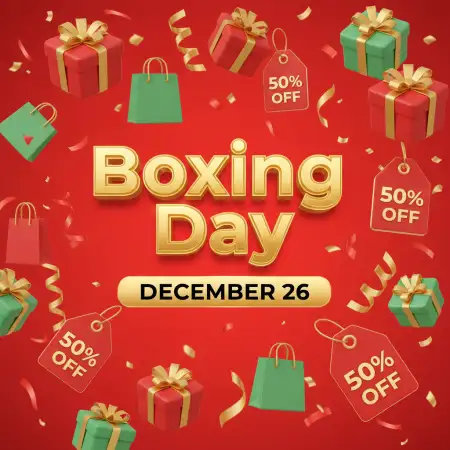 Free Boxing Day Poster Template Hd Background Download
