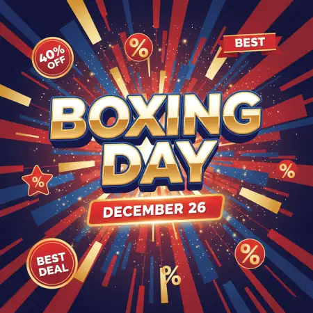 Free Boxing Day Sale Background Png Background Download