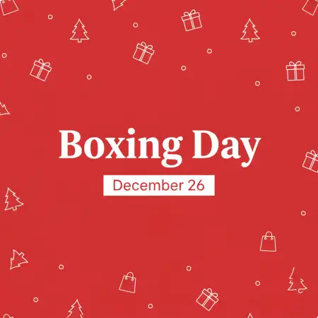 Free Boxing Day Vertical Banner Design Background Download
