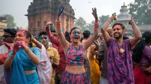 braj holi 2025 cultural event photos in vivid color and clarity