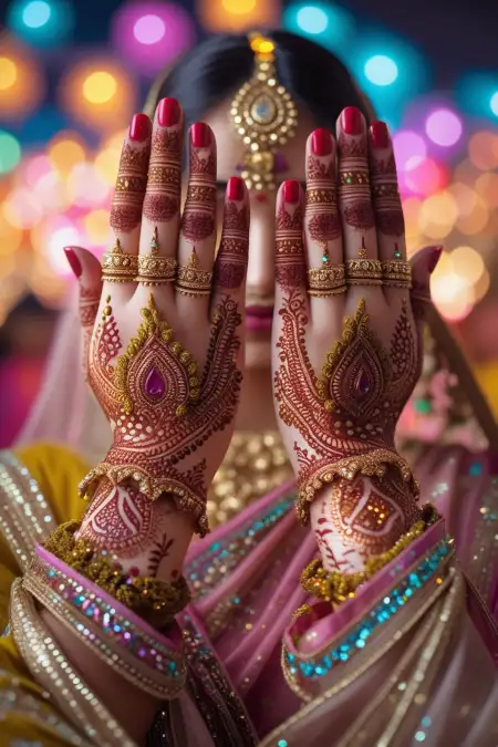 Bridal Mehndi Design For Teej - Free Teej Mehndi Design Download