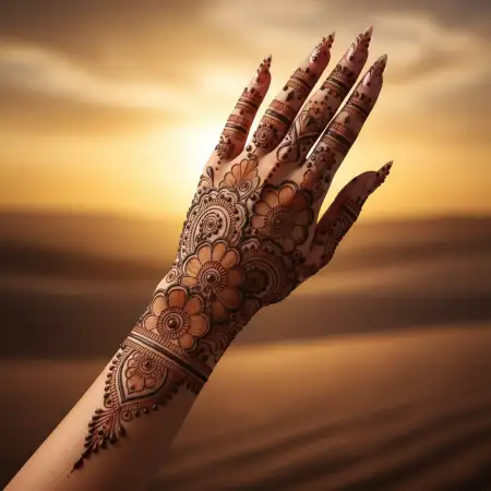 Bridal Mehndi Design With Groom Name - Free New Mehndi Design Download