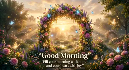 Free Bright Flower Good Morning Background 2 Image Download
