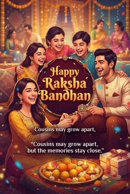 Brother Sister Love Quotes For Raksha Bandhan 2026 - Free Happy Raksha Bandhan Wishes 2026 Download