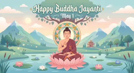 Free Buddha Jayanti 2026 Banner Design Png Background Image Download