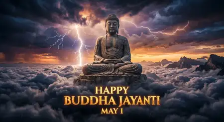 Free Buddha Jayanti 2026 Instagram Captions Background Image Download