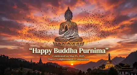 Buddha Purnima 2026 Buddhist Festival Wishes Images - Free Happy Buddha Purnima Wishes 2026 Download