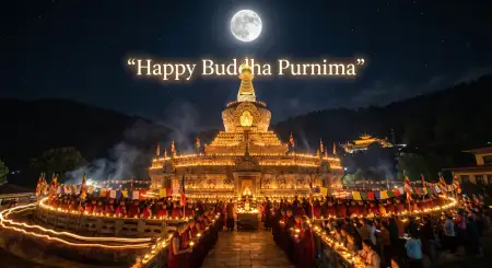 Buddha Purnima 2026 Festival Images With Blessings - Free Happy Buddha Purnima Wishes 2026 Download