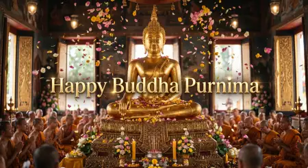 Buddha Purnima 2026 Festival Wishes Hd Banner - Free Happy Buddha Purnima Wishes 2026 Download