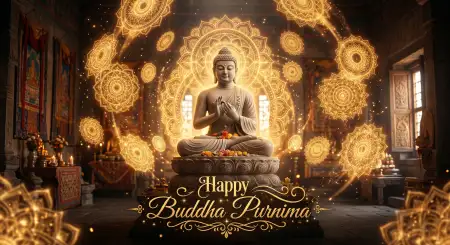 Buddha Purnima 2026 Hd Greeting Images - Free Happy Buddha Purnima Wishes 2026 Download