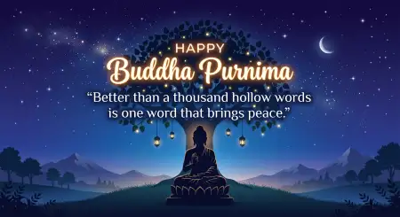 Buddha Purnima 2026 Quotes For Positive Life - Free Happy Buddha Purnima Wishes 2026 Download