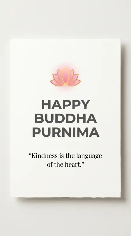 Buddha Purnima 2026 Quotes On Kindness And Peace - Free Happy Buddha Purnima Wishes 2026 Download