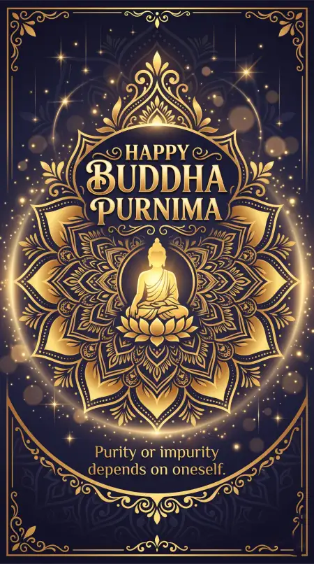 Buddha Purnima 2026 Story Images For Instagram - Free Happy Buddha Purnima Wishes 2026 Download