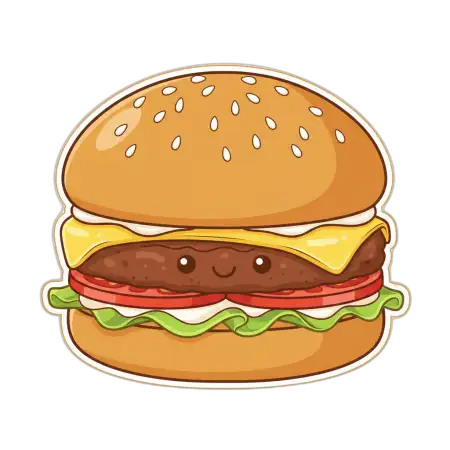 burger png printable