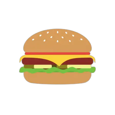 Free Burger Png Vector Style PNG Image Download