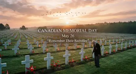 Canadian Memorial Day Digital Card - Free Canadian Memorial Day Download