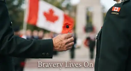 Canadian Memorial Day Facebook Cover - Free Canadian Memorial Day Download