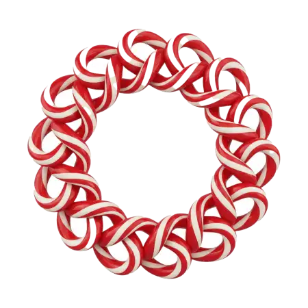 Candy Cane Png Border Corner Design - Free Candy Cane Png Download