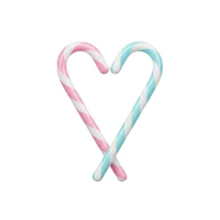 Candy Cane Png With Blue And White Stripes - Free Candy Cane Png Download