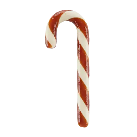 Candy Cane Png With Bow And Bell - Free Candy Cane Png Download